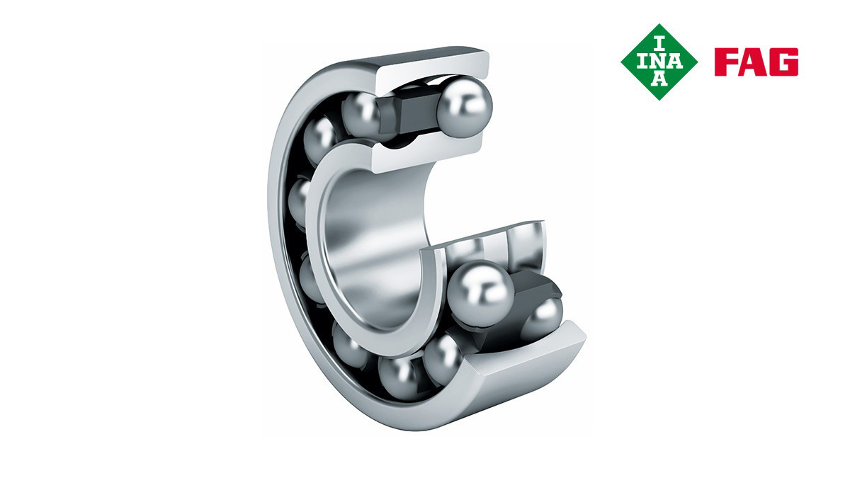 Self-aligning ball bearings